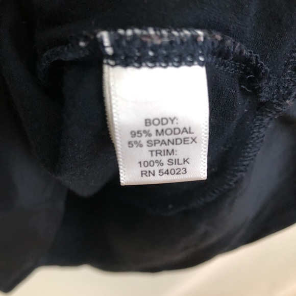 Banana Republic Black Shift Dress Ruffle Sz Small - Picture 6 of 7